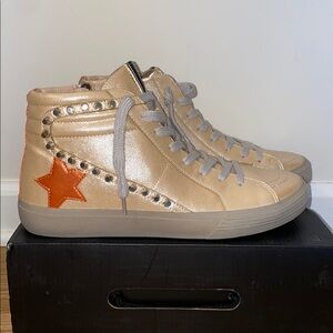 Shu Shop Riri Champagne Sneakers - size 11 NIB ShuShop